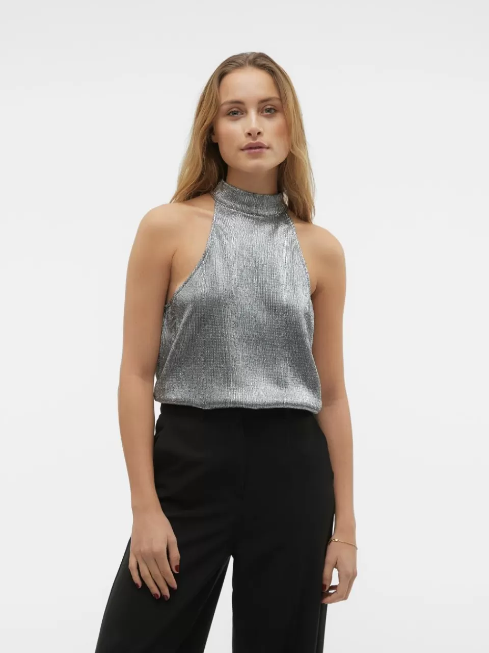 Best Sale VERO MODA VMFELINE Topp Silver