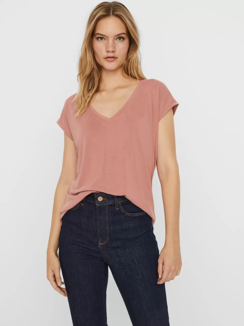 Sale VERO MODA VMFILLI Topp Old Rose