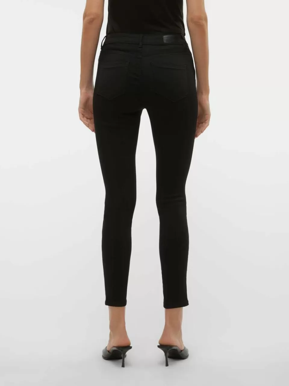 Cheap VERO MODA VMFLASH Middels høyt snitt Skinny Fit Jeans Black