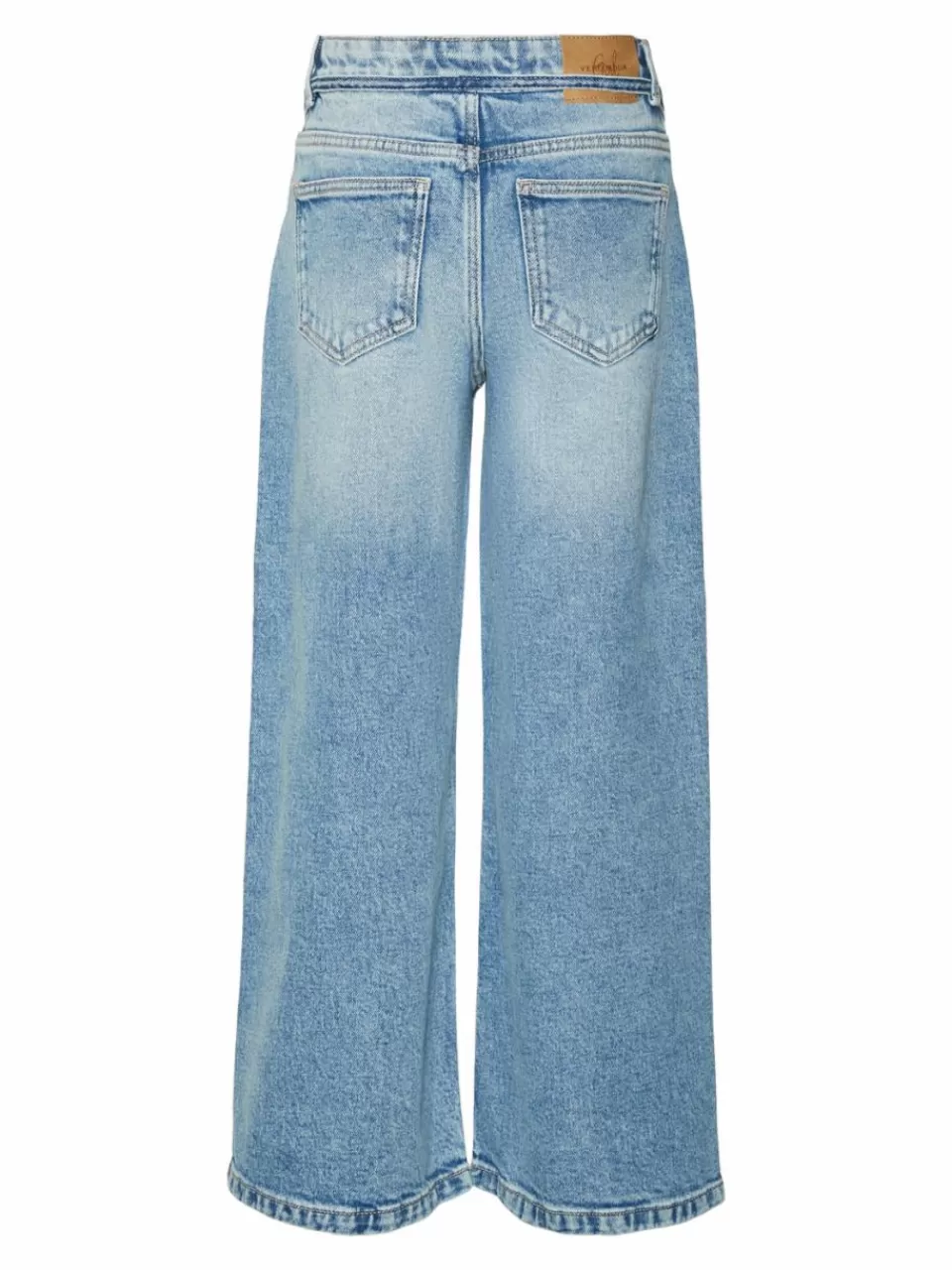 Discount VERO MODA VMFLORA Middels høyt snitt Wide Fit Jeans Light Blue Denim