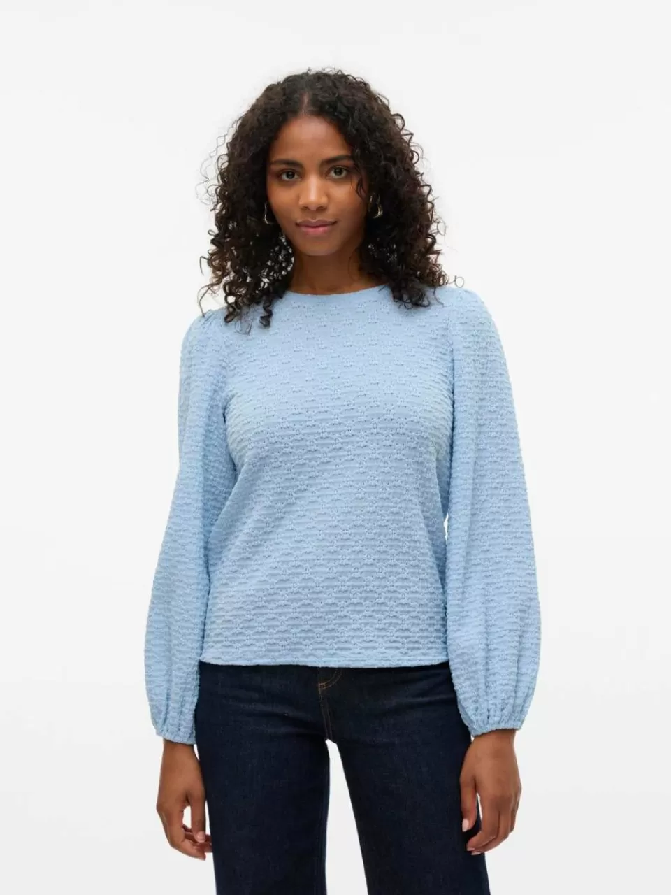 Cheap VERO MODA VMFLOWER Topp Cashmere Blue