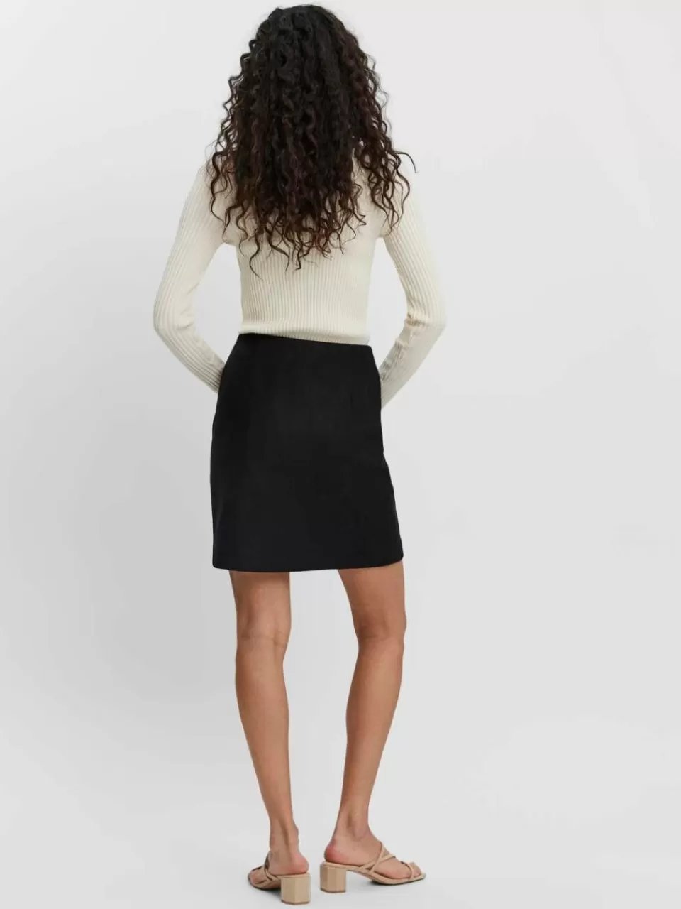 Flash Sale VERO MODA VMFORTUNEALLISON Høy midje Langt skjørt Black