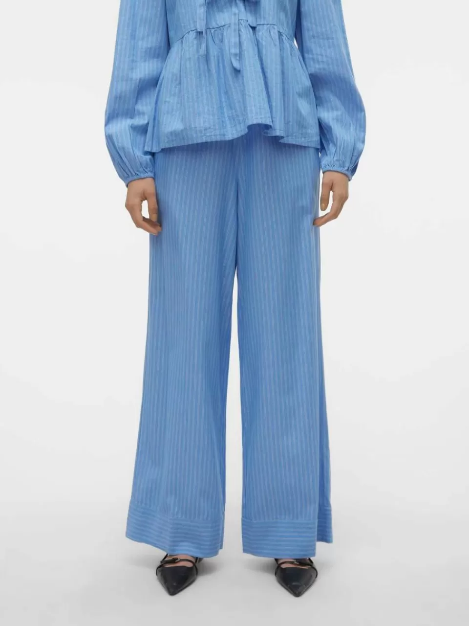 Sale VERO MODA VMGILI Høyt snitt Bukser Provence