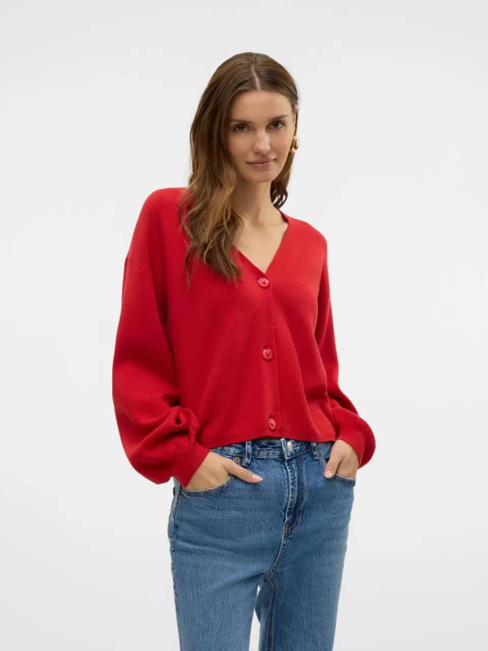 Cheap VERO MODA VMGOLD Strikket cardigan Salsa