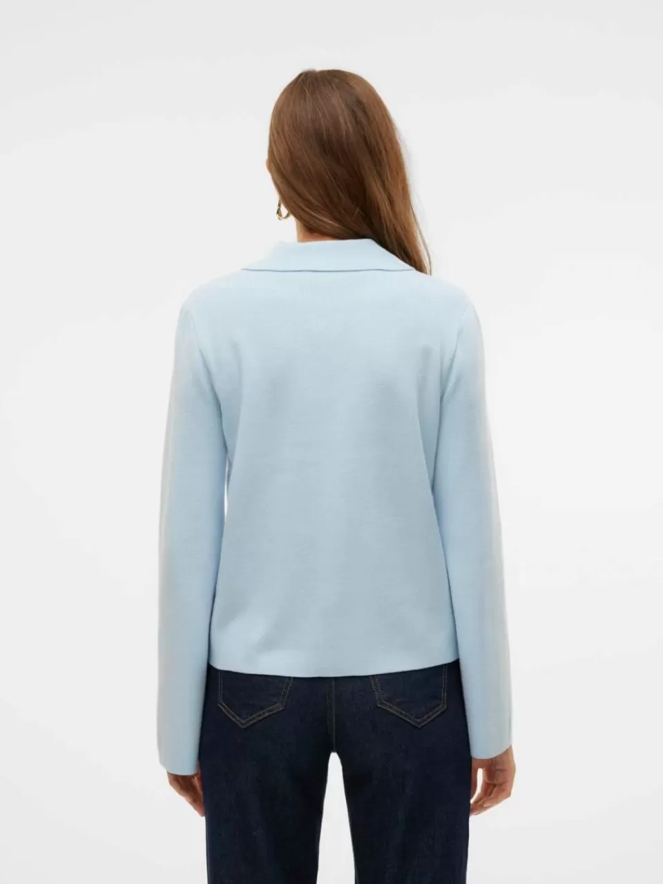 Store VERO MODA VMHANNA Strikket cardigan Cashmere Blue