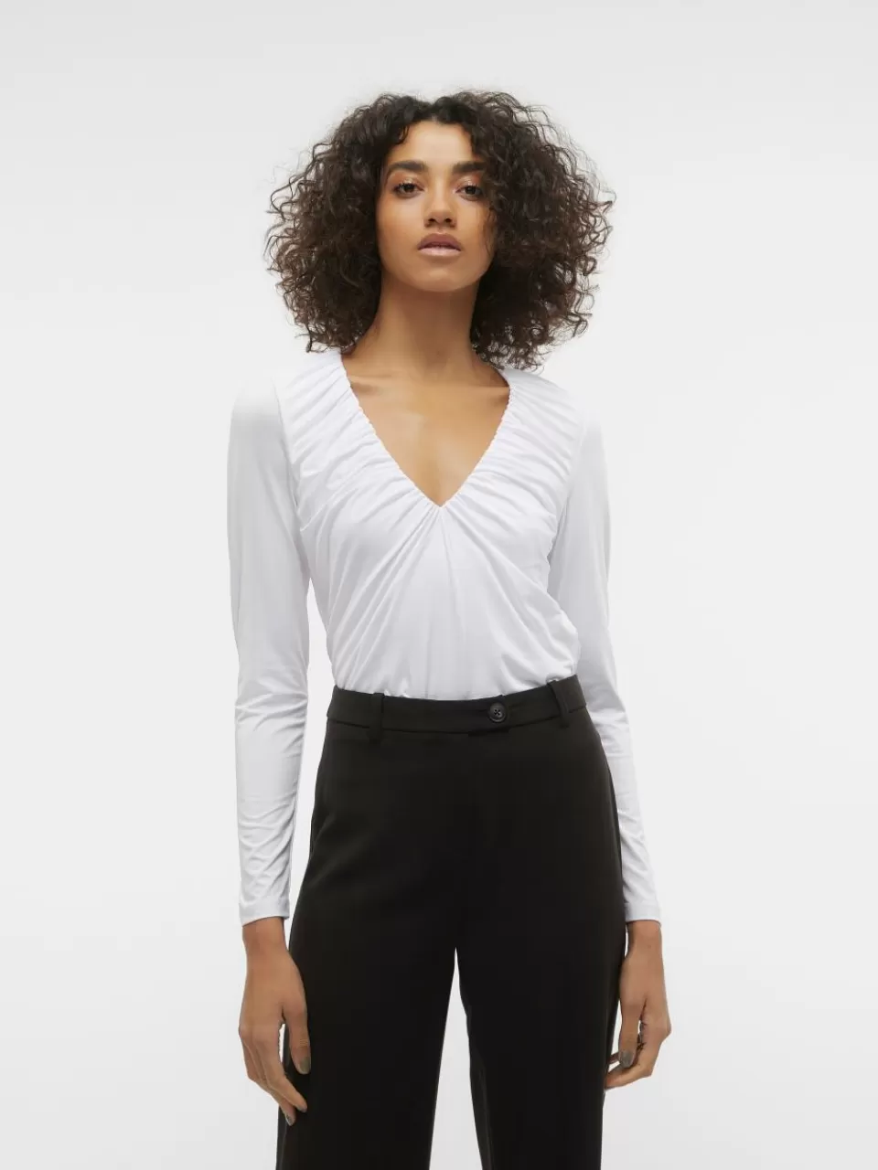 Clearance VERO MODA VMHANNA Topp Bright White