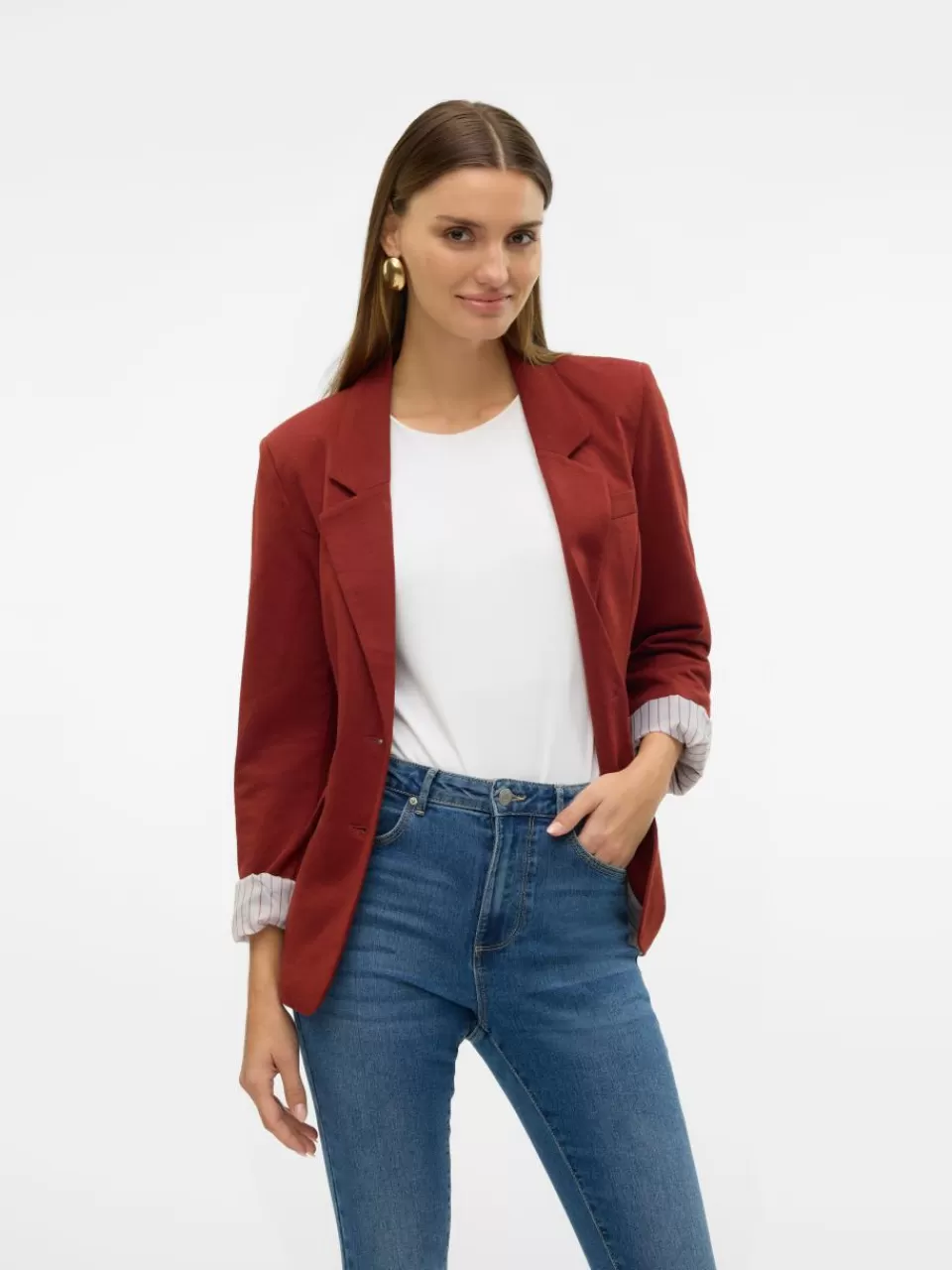 Hot VERO MODA VMHARUKI Blazer Fired Brick