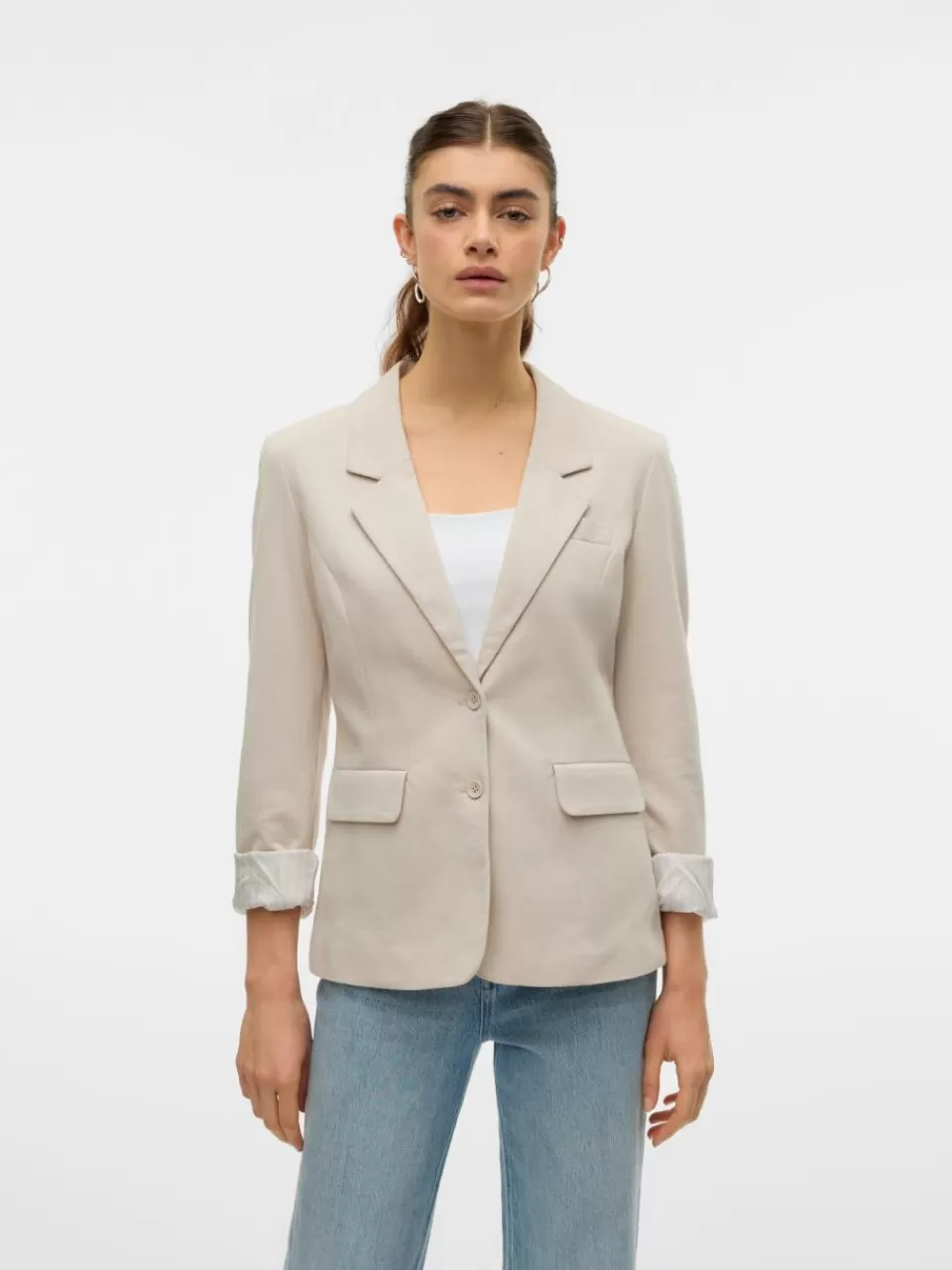 Cheap VERO MODA VMHARUKI Blazer Oatmeal