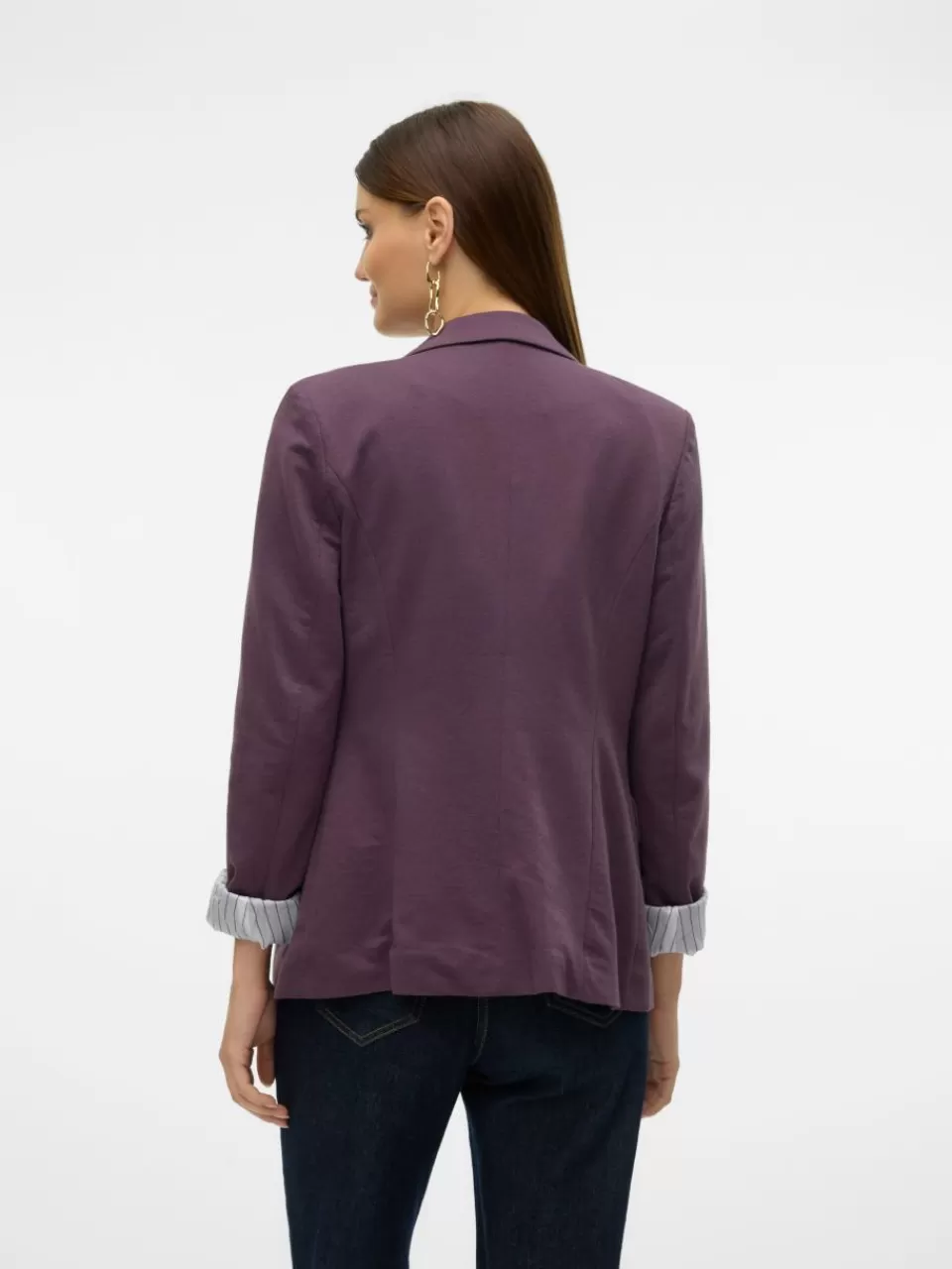 Fashion VERO MODA VMHARUKI Blazer Plum Perfect