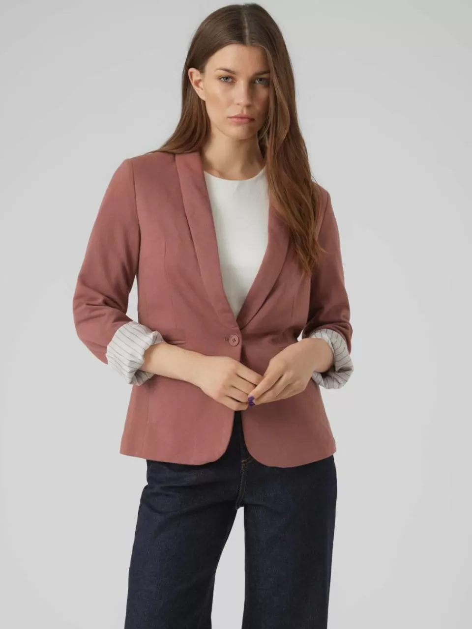 Cheap VERO MODA VMHARUKIMO Blazer Rose Brown