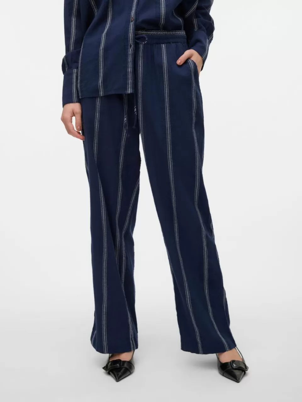 Cheap VERO MODA VMHERDIS Bukser Navy Blazer