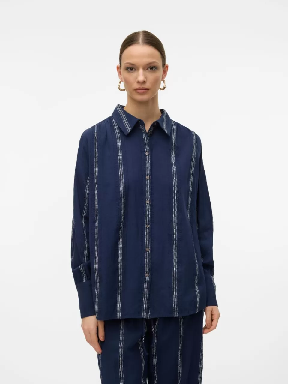 Cheap VERO MODA VMHERDIS Skjorte Navy Blazer