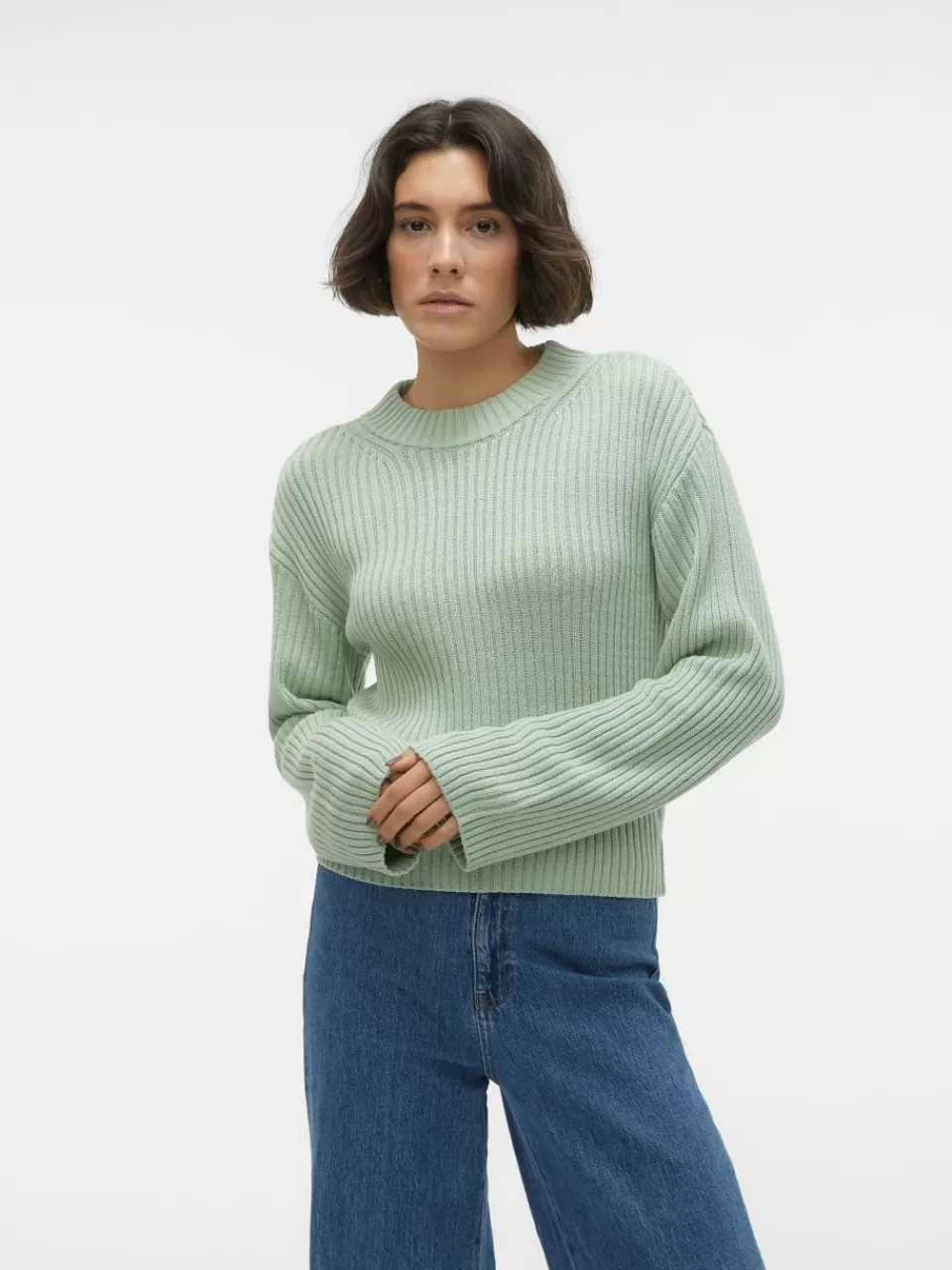 Online VERO MODA VMHILDE Genser Silt Green