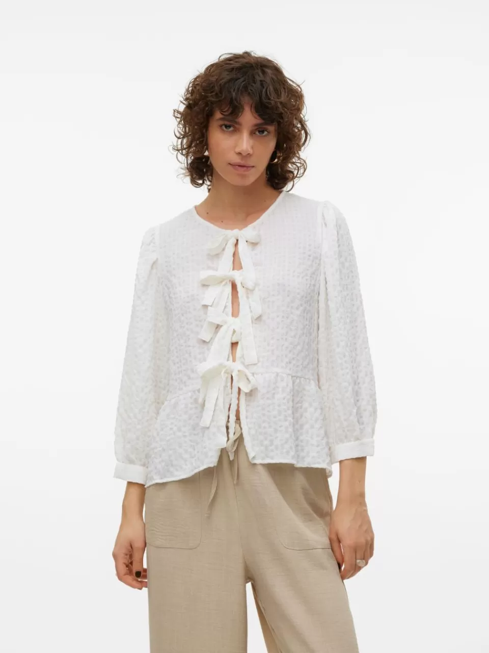 Sale VERO MODA VMHOLLO Cardigan Bright White