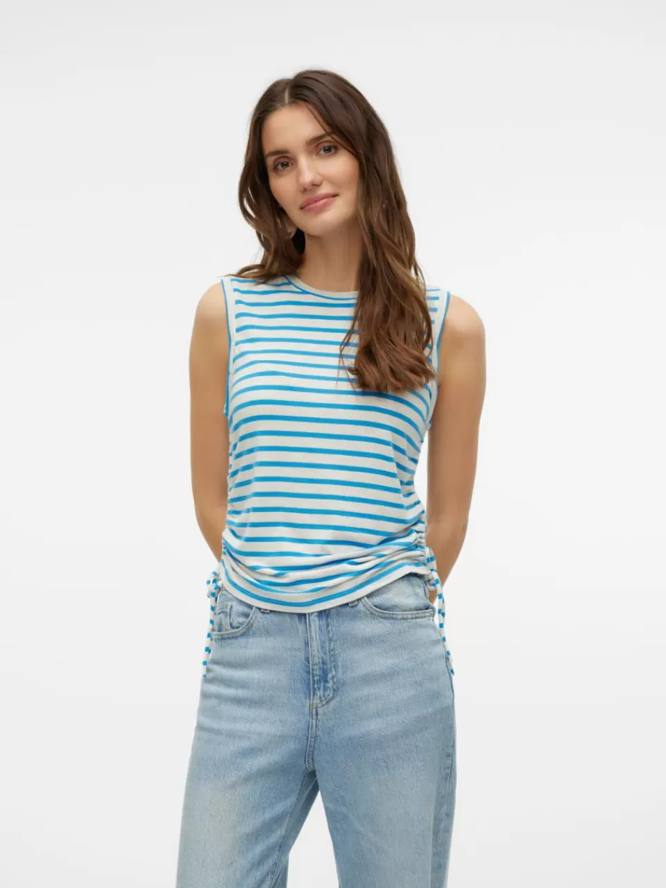 Cheap VERO MODA VMHOLLY Topp Silver Lining