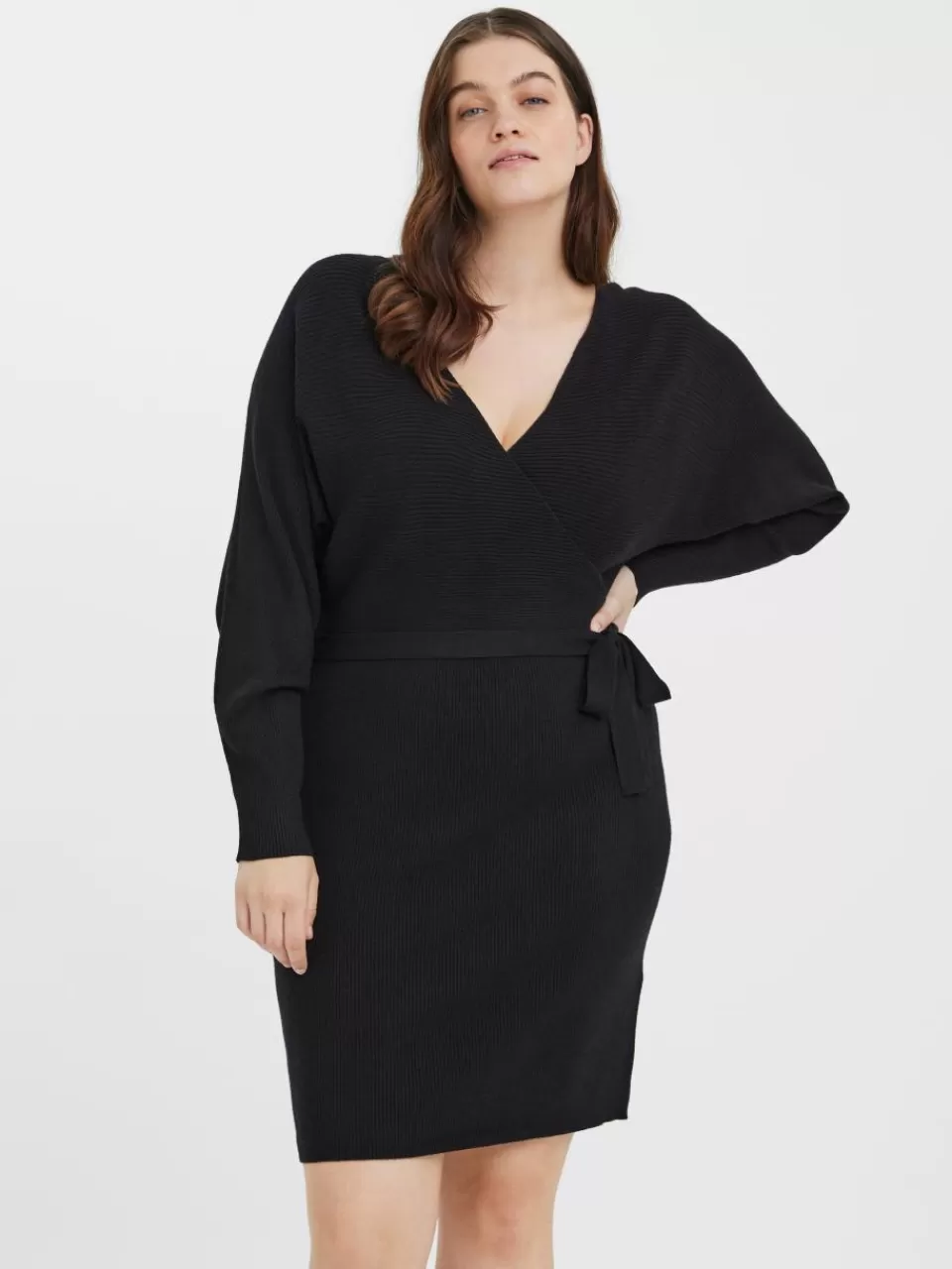 Clearance VERO MODA VMHOLLYREM Lang kjole Black