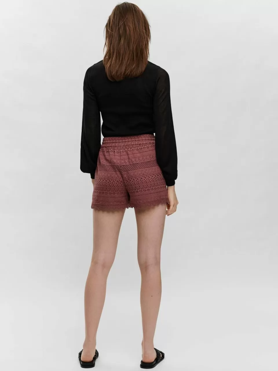 Outlet VERO MODA VMHONEY Shorts Rose Brown