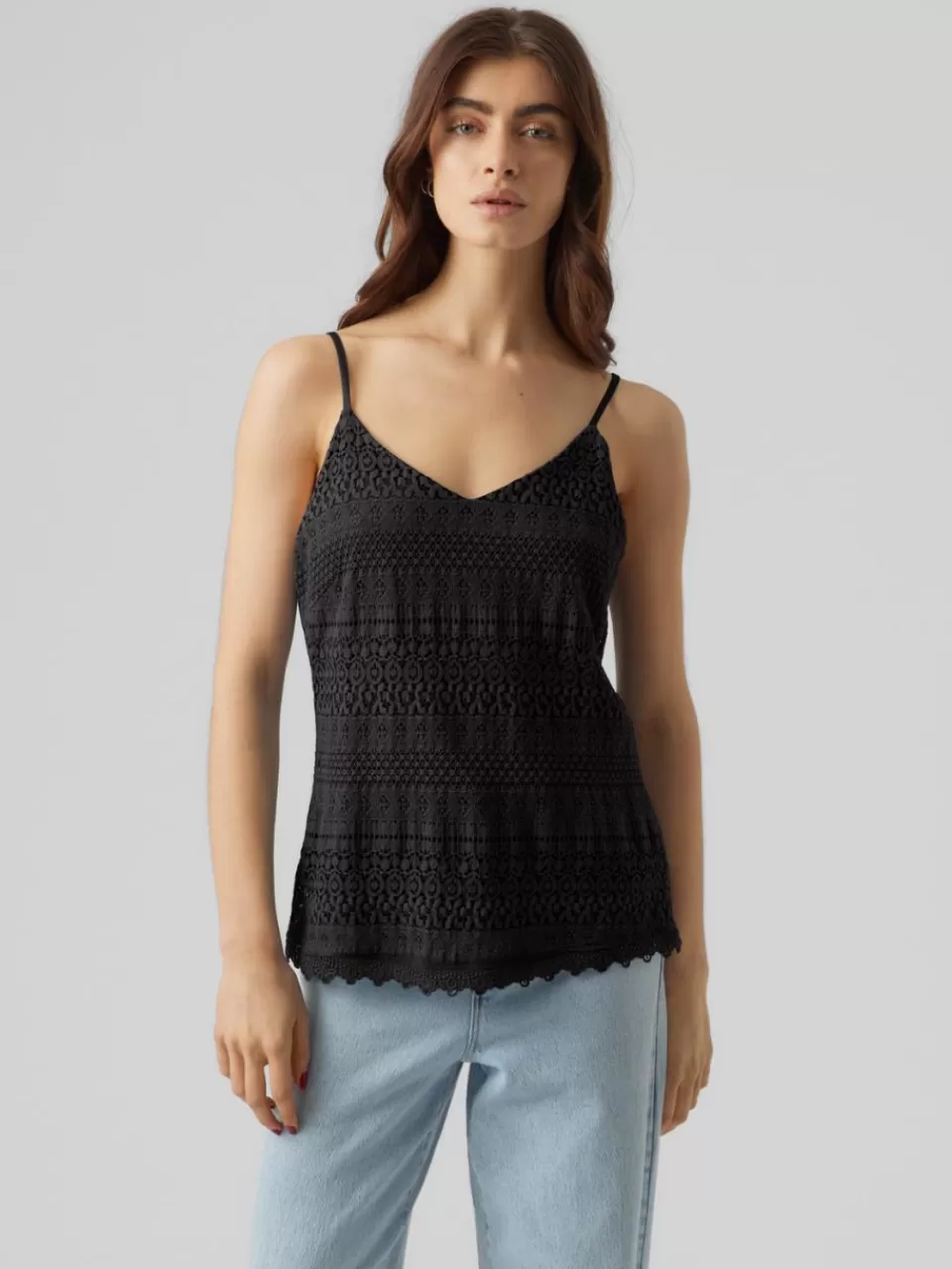 Best Sale VERO MODA VMHONEY Tanktopp Black