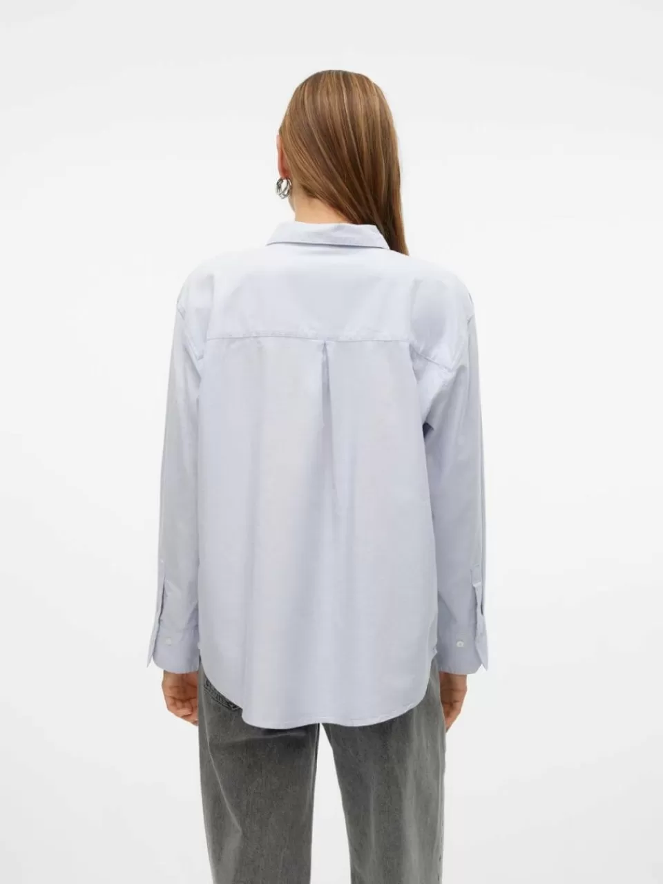 Hot VERO MODA VMIDA Skjorte Light Blue
