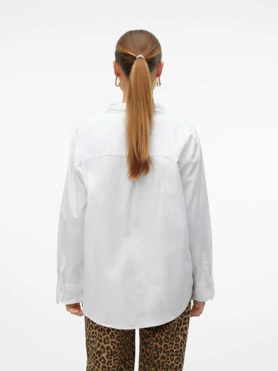 Shop VERO MODA VMIDA Skjorte Bright White