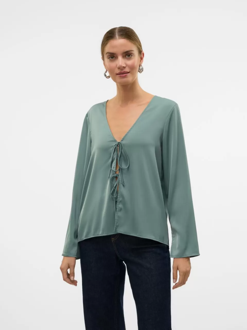 Flash Sale VERO MODA VMINE Topp Balsam Green