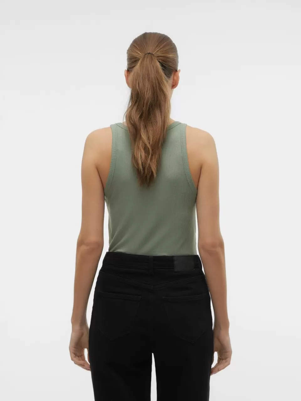 Cheap VERO MODA VMIRWINA Topp Hedge Green