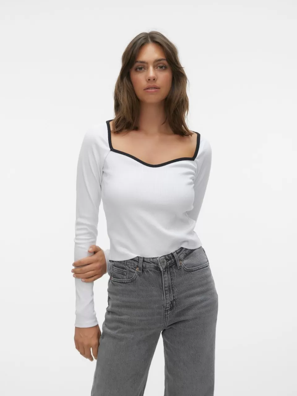 Sale VERO MODA VMJARNI Topp Bright White