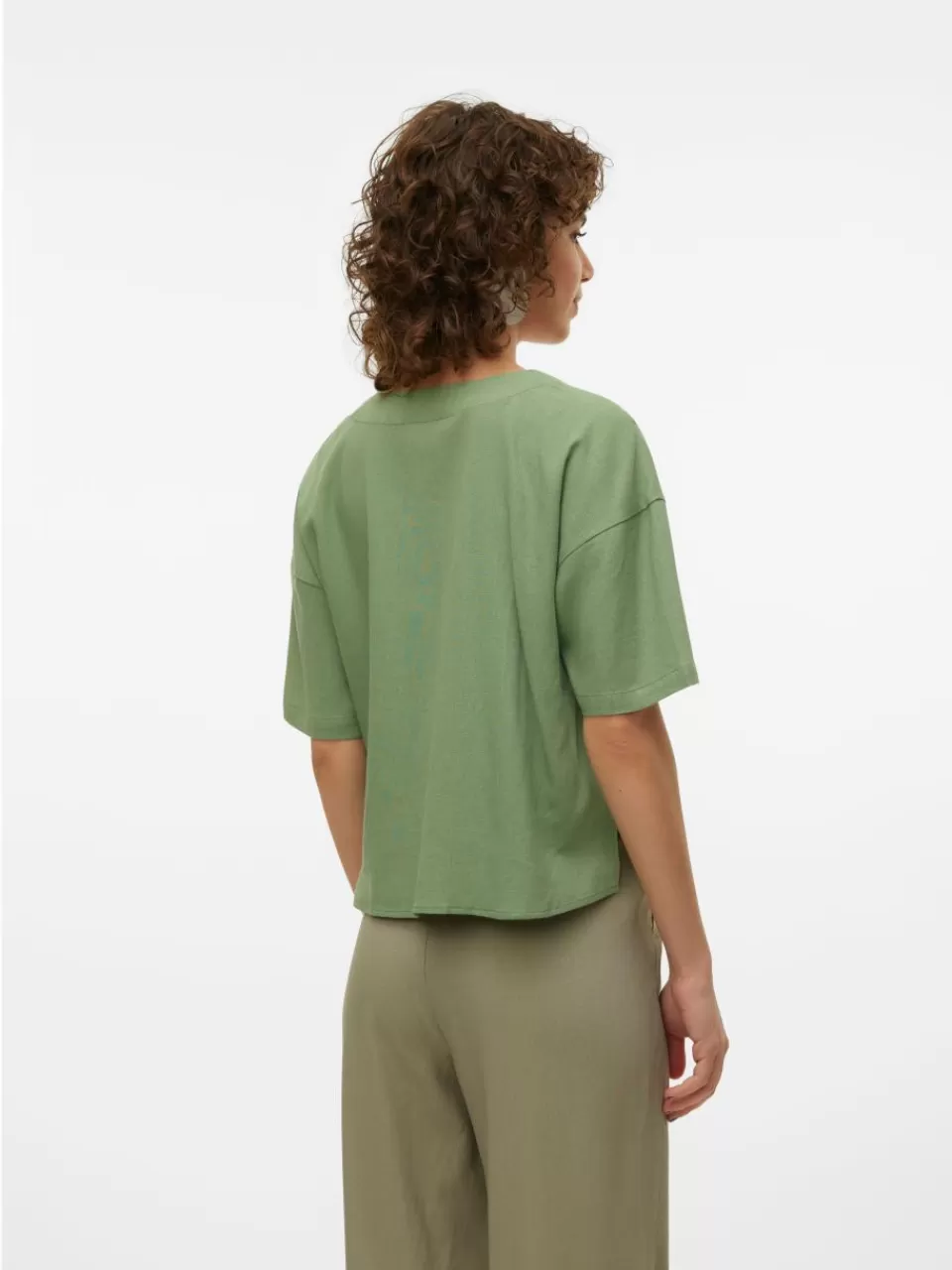 Online VERO MODA VMJESMILO Skjorte Hedge Green