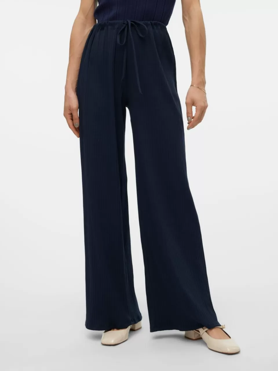 Store VERO MODA VMJOSEPHINE Middels høy midje Bukser Salute