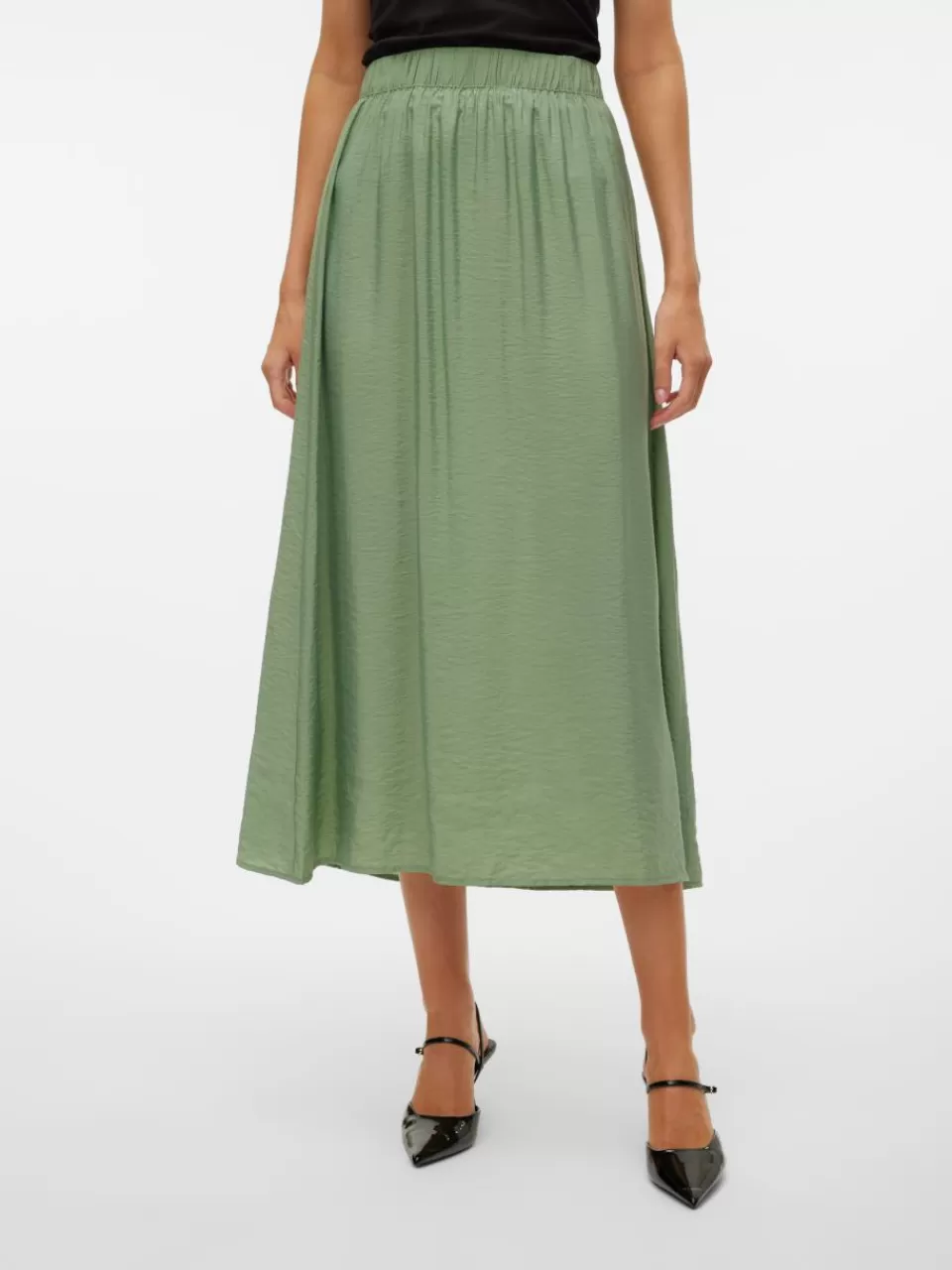 Sale VERO MODA VMJOSIE Langt skjørt Hedge Green