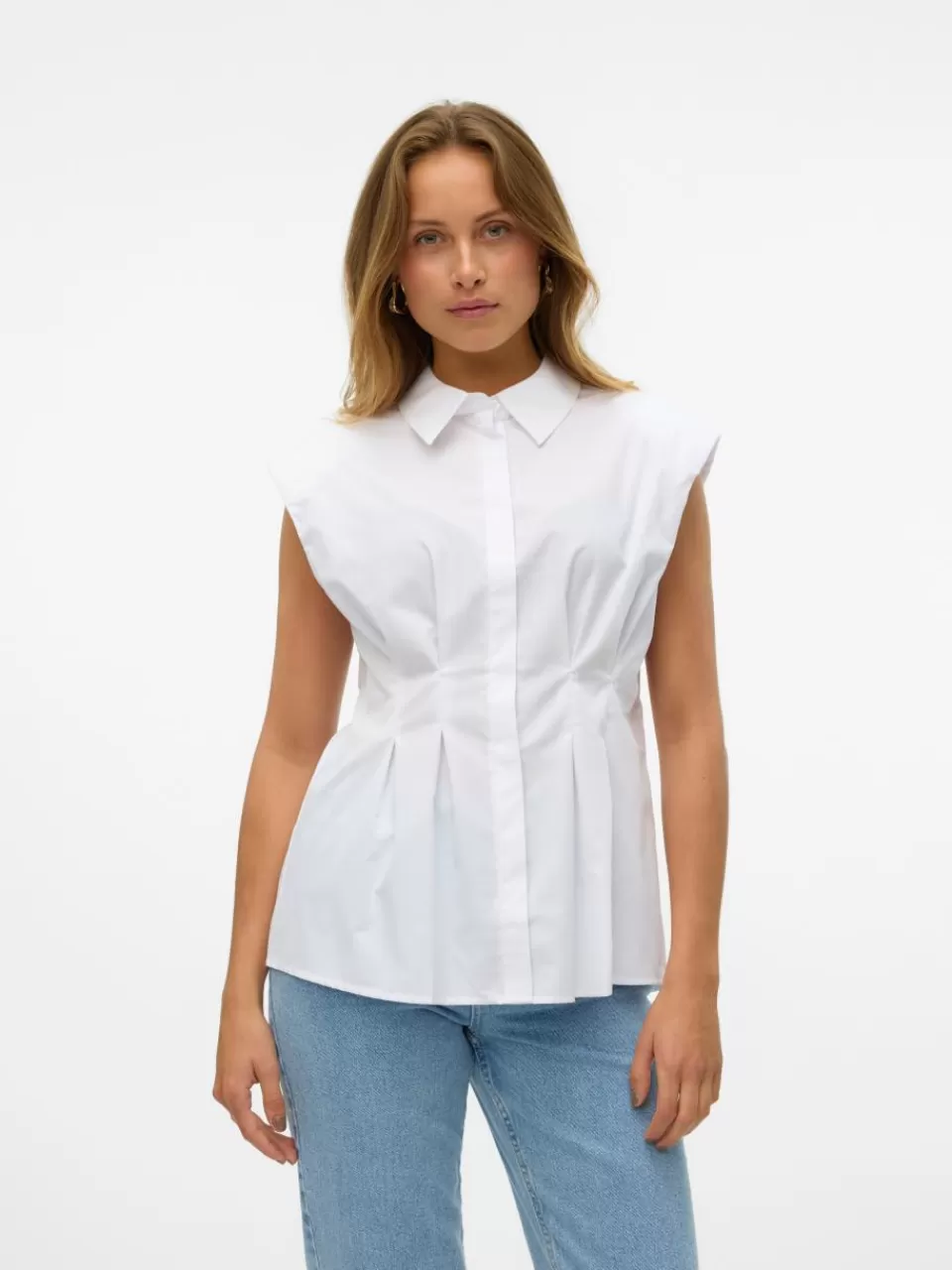 Cheap VERO MODA VMJOY Skjorte Bright White