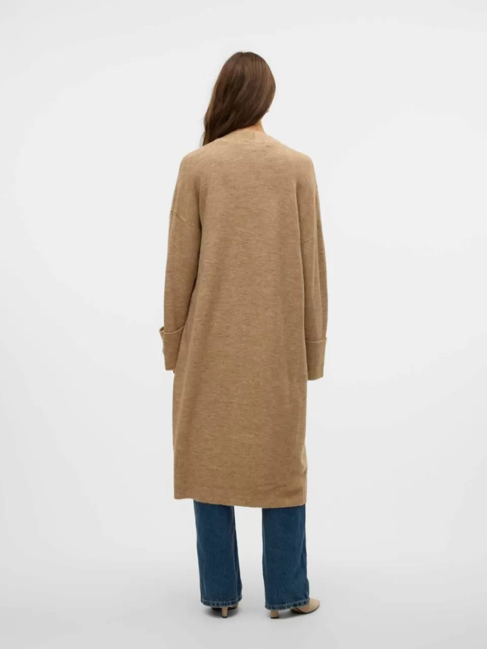 New VERO MODA VMJUPITER Strikket cardigan Silver Mink