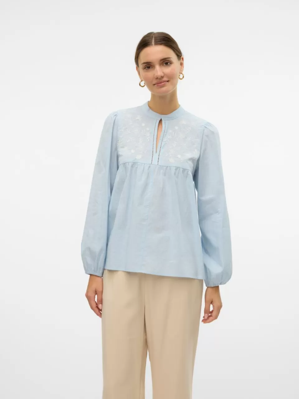 Shop VERO MODA VMKARO Skjorte Cashmere Blue