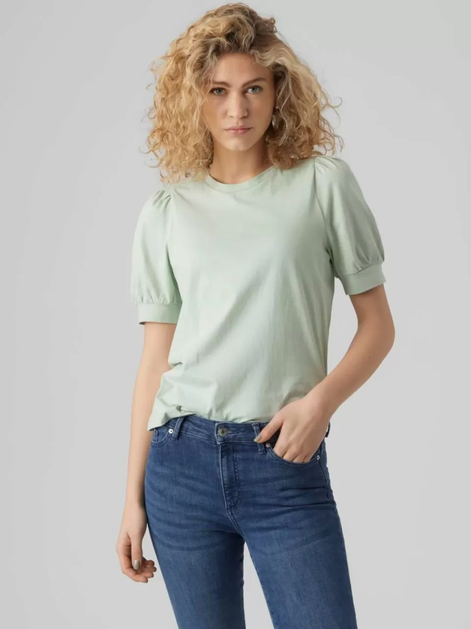 Best Sale VERO MODA VMKERRY T-skjorte Silt Green