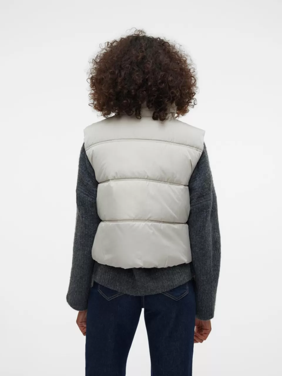 Best VERO MODA VMKLEA Otw-vest Silver Lining