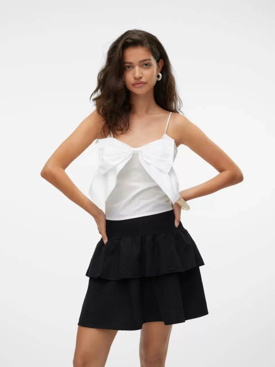 Clearance VERO MODA VMLARA Topp Bright White