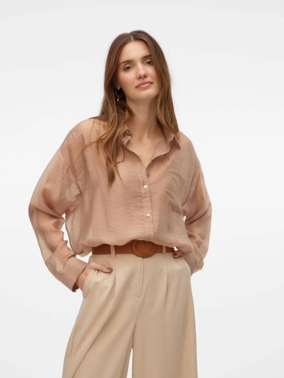 Sale VERO MODA VMLEANNA Skjorte Portabella