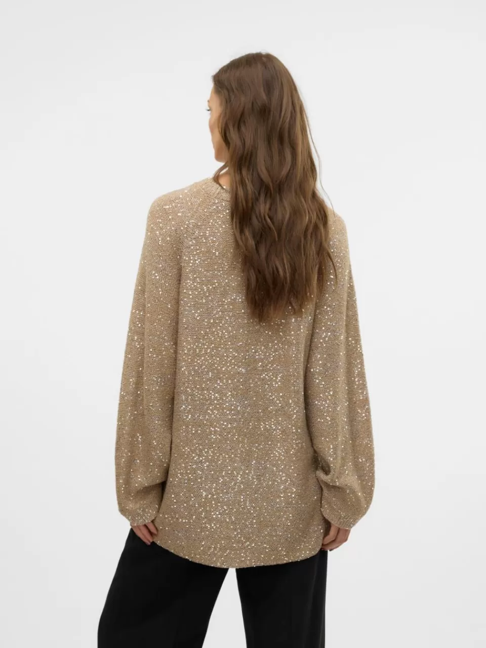 New VERO MODA VMLEILANI Genser Silver Mink