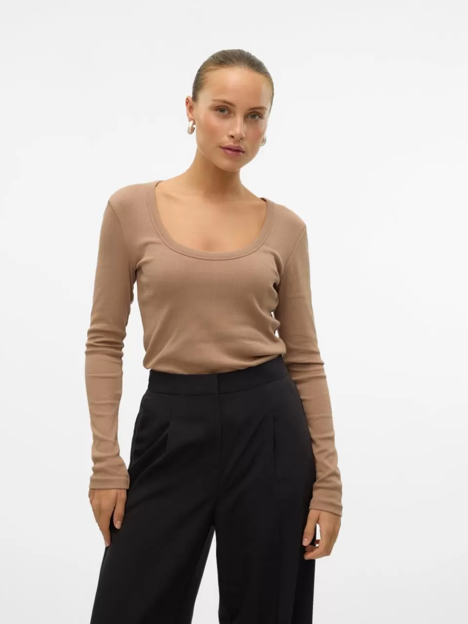 Hot VERO MODA VMLIA Topp Portabella