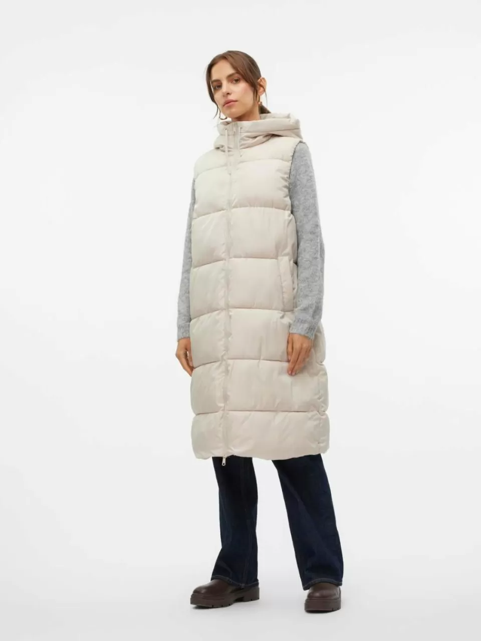 Clearance VERO MODA VMLIGAANE Otw-vest Pumice Stone