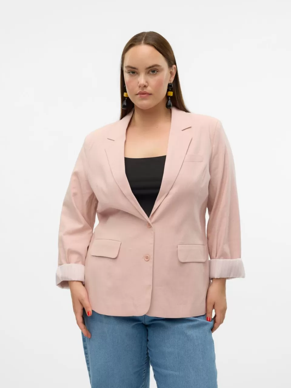 Shop VERO MODA VMLILJA Blazer Misty Rose