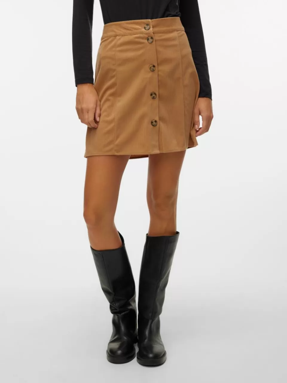 Cheap VERO MODA VMLINDA Miniskjørt Tobacco Brown