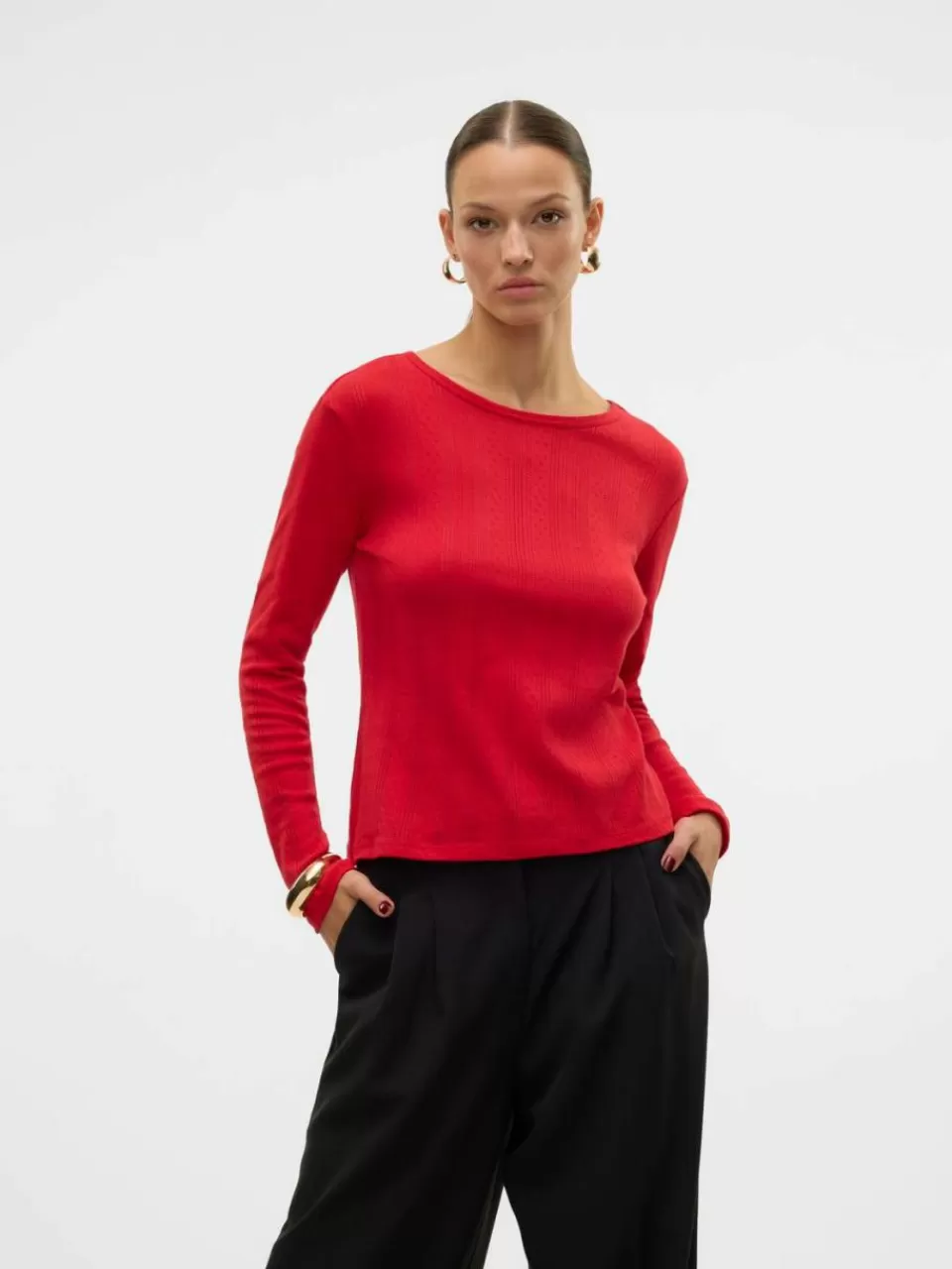 Discount VERO MODA VMLISA Topp Salsa