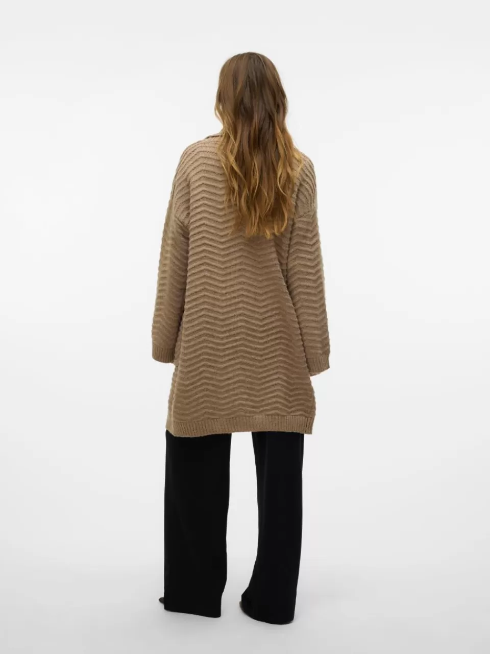Outlet VERO MODA VMLIV Strikket cardigan Silver Mink