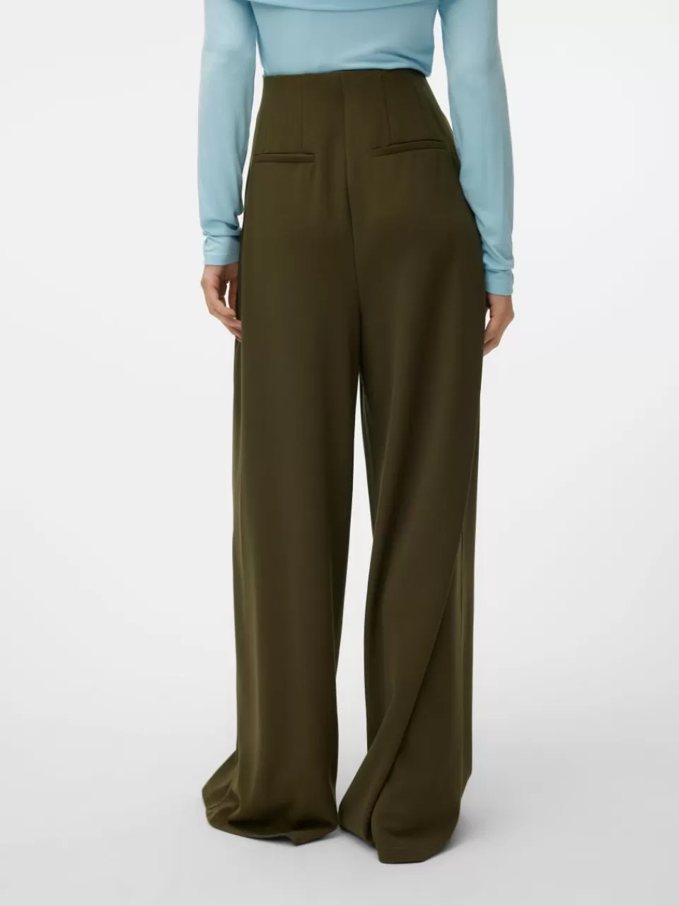 Cheap VERO MODA VMLIVA Høy midje Bukser Olive Night