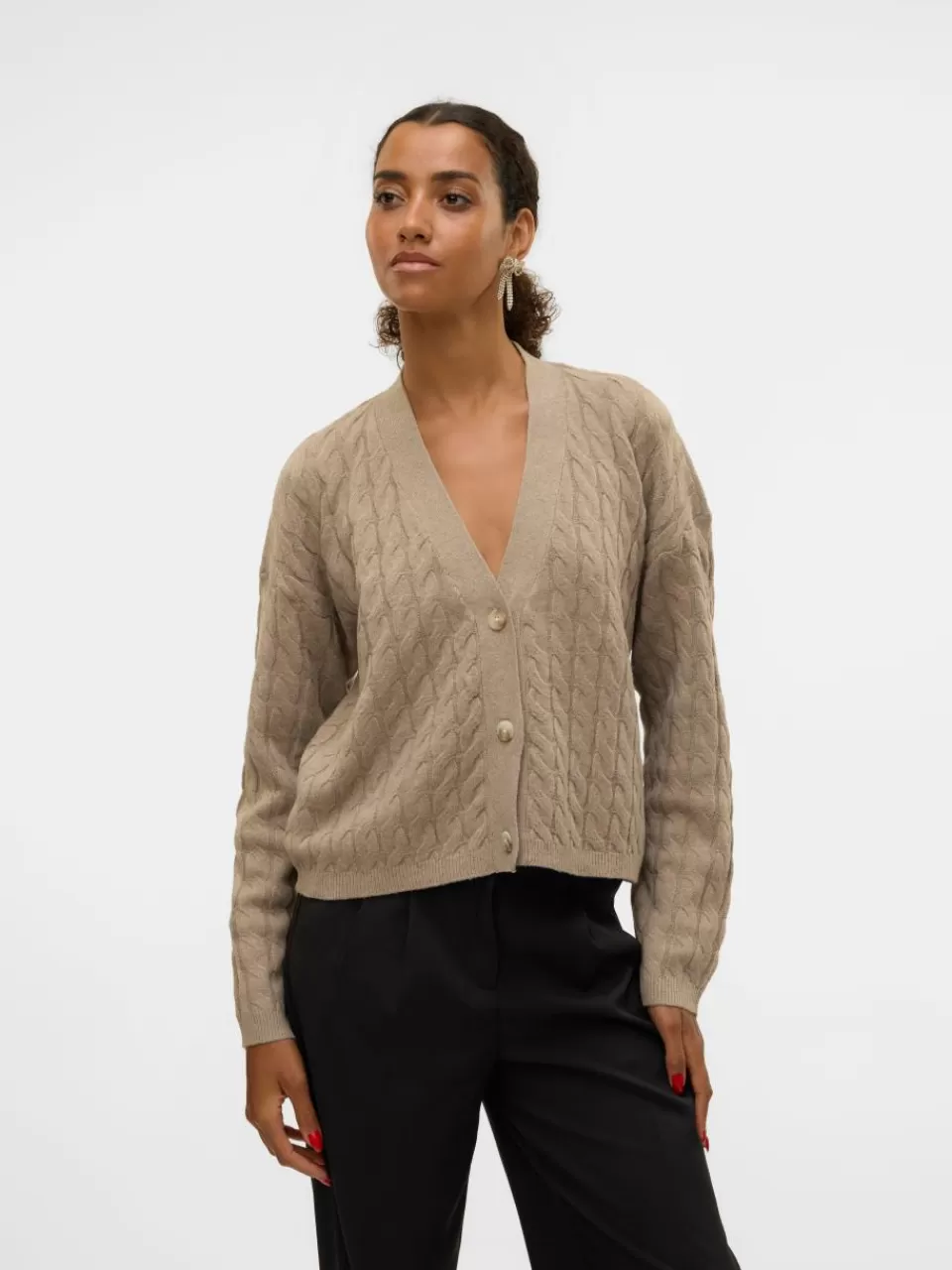 Cheap VERO MODA VMLORELLA Strikket cardigan Portabella