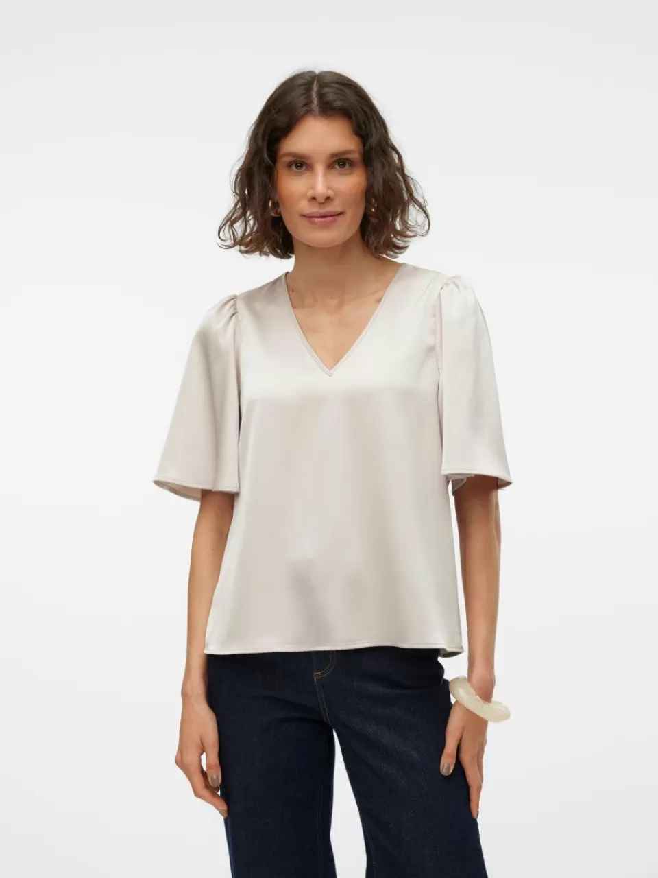 Store VERO MODA VMLOVIE Topp Pumice Stone