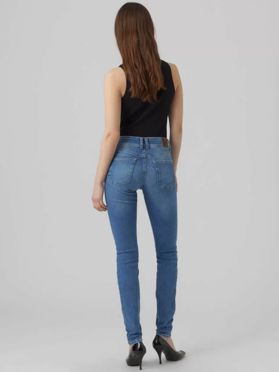 Flash Sale VERO MODA VMLUISA Slim Fit Jeans Medium Blue Denim