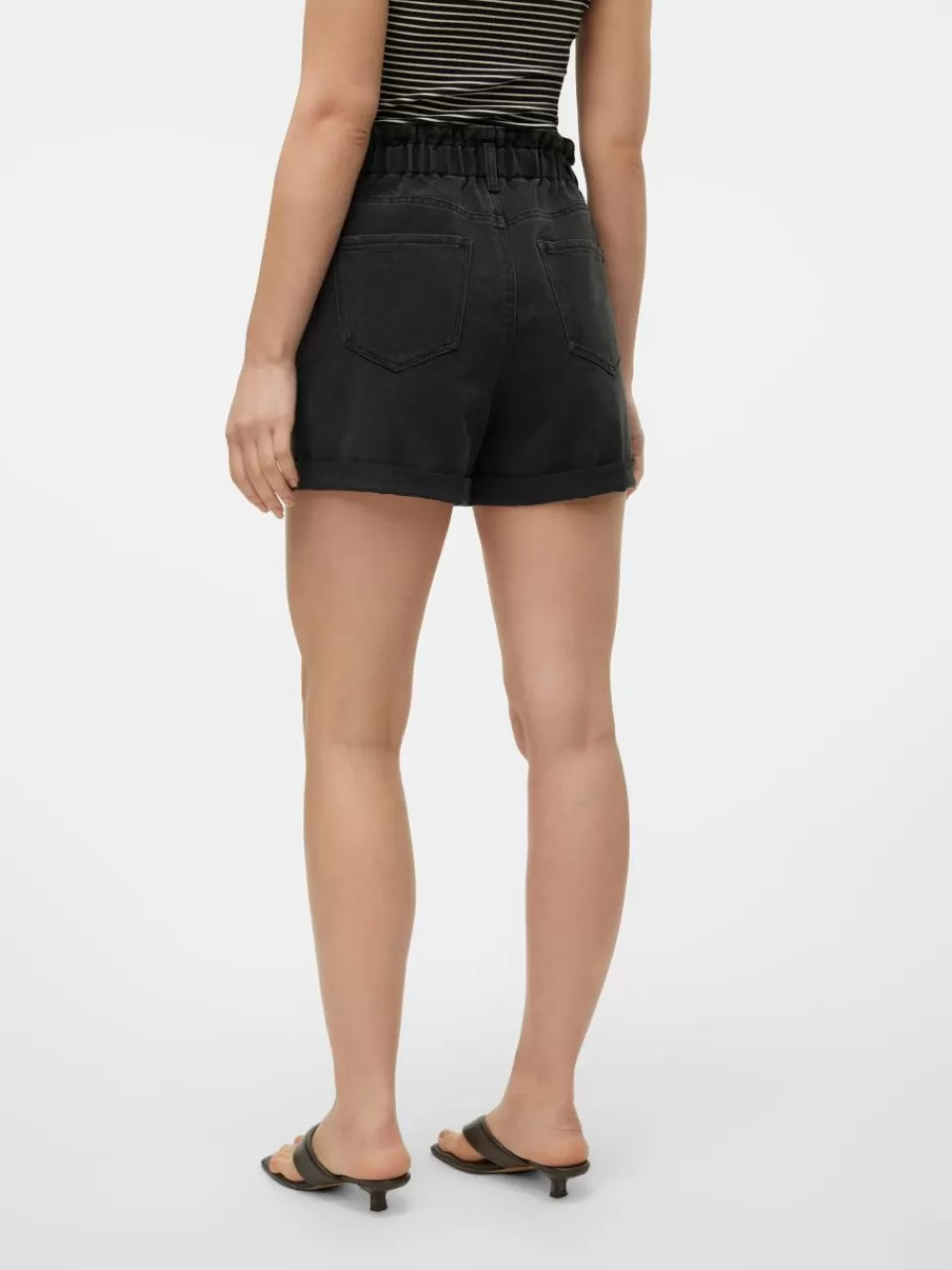 Best VERO MODA VMLYRA Shorts Black Denim