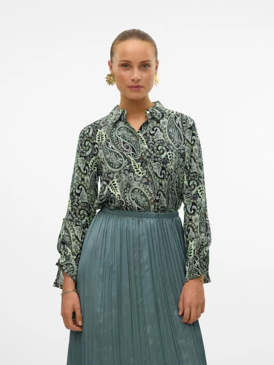 Flash Sale VERO MODA VMMABLE Skjorte Ivy Green